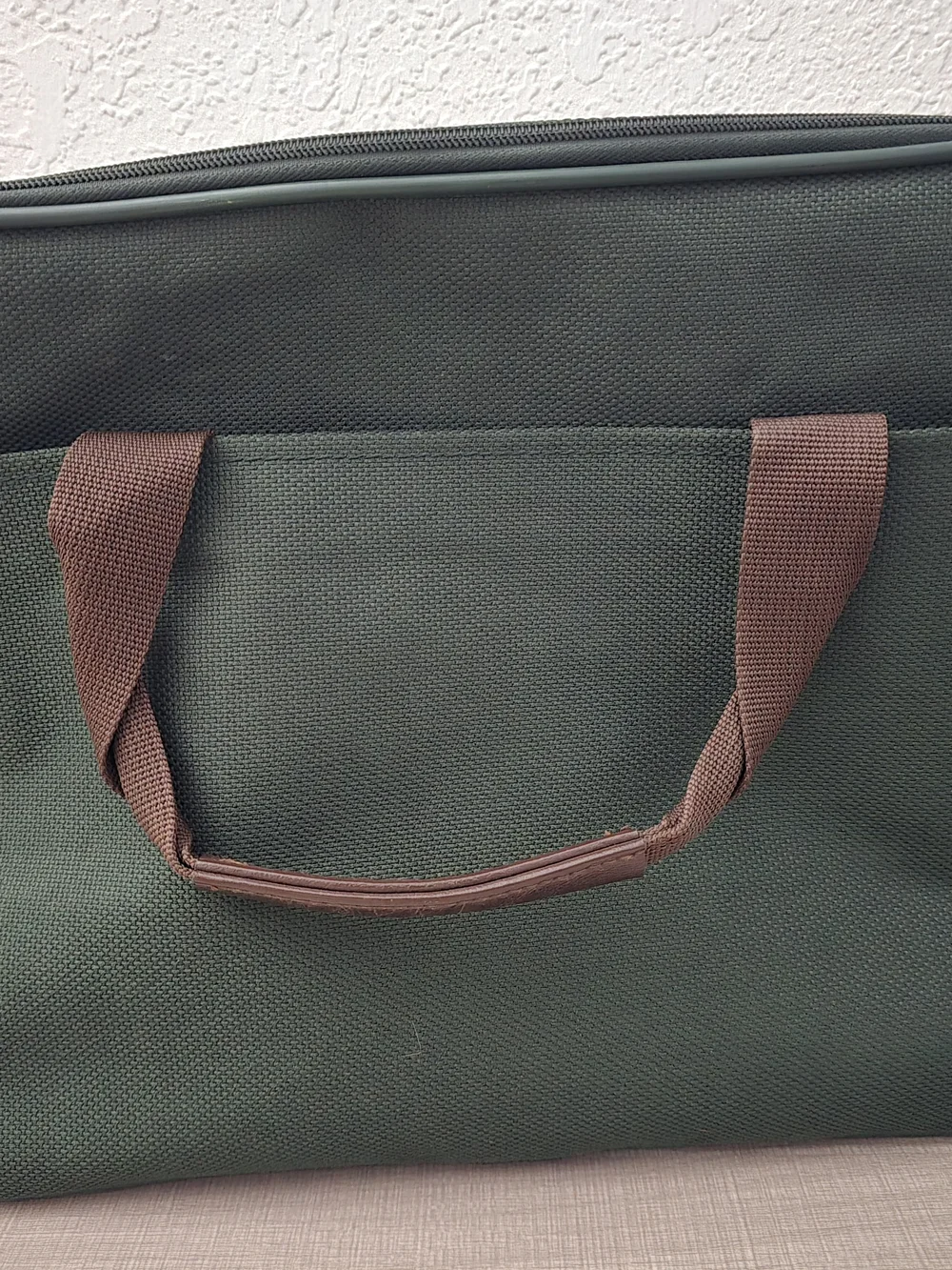 Vintage 1995 Samsonite St. Croix Briefcase Messenger Bag - Forest Green Canvas